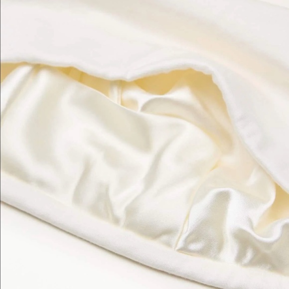 Grace Eleyae Off White Adjustable Satin-Lined Cap - NWT - Picture 2 of 5